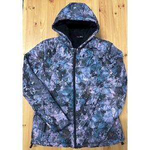 Stoic Womens Fleece Sherpa Lined Hooded Jacket Large